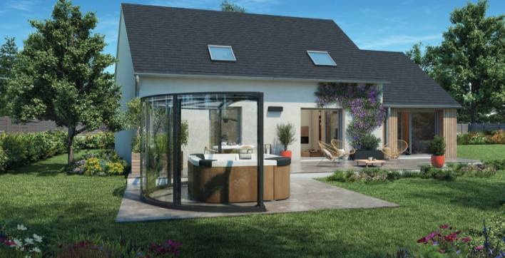 L'abri pour spa transparent signé Abrisud