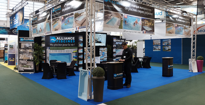 Stand Alliance Piscines Foire de Paris 2018