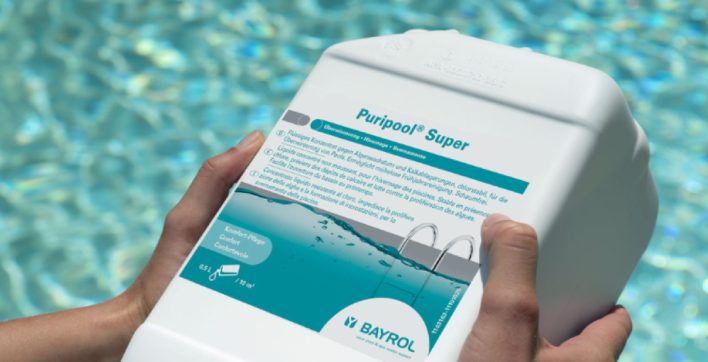 Puripool Super de Bayrol pour avoir une eau saine pendant tout l'hivernage