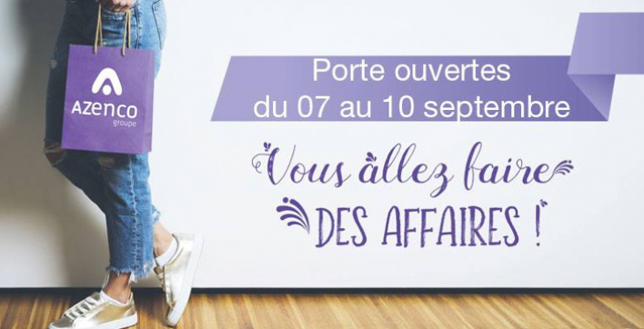 Portes ouvertes AZENCO du 7 au 10 Septembre