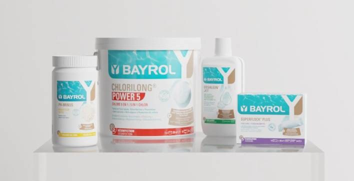 La nouvelle identité visuelle de Bayrol sur les gammes de produits