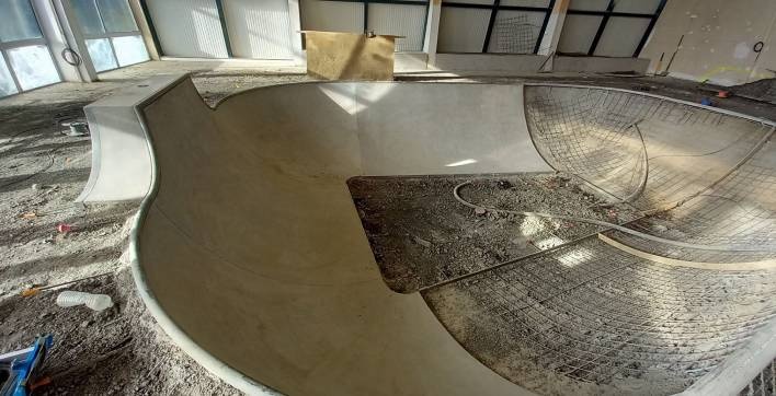 La piscine d'Yssingeaux transformée en skatepark