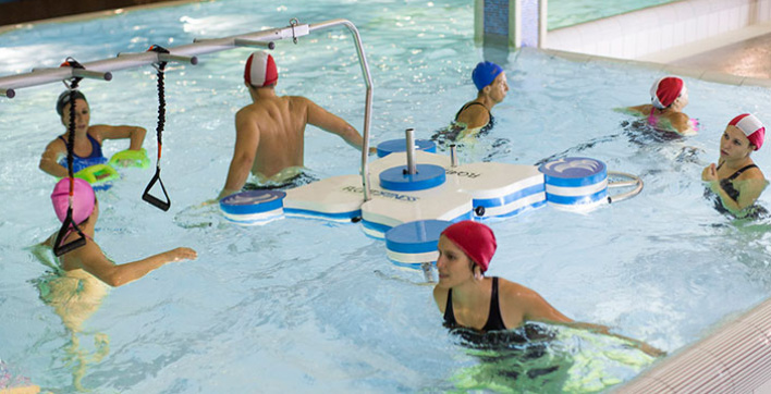 Circuit training en piscine