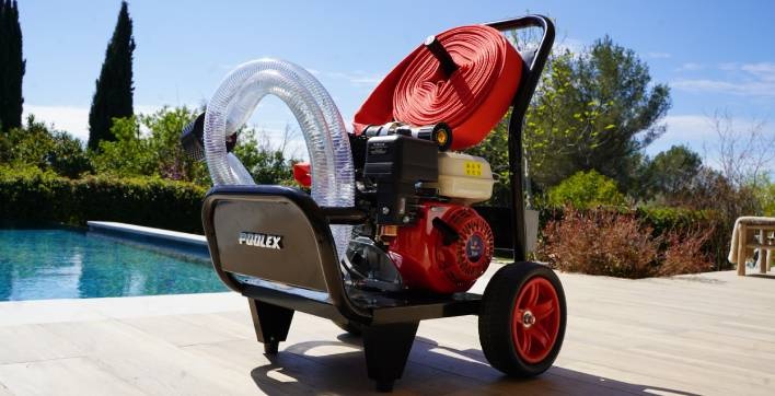 PoolSam, une motopompe qui se sert de votre piscine pour lutter contre les incendies