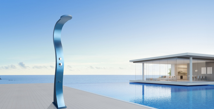 Une douche déco signée Poolstar