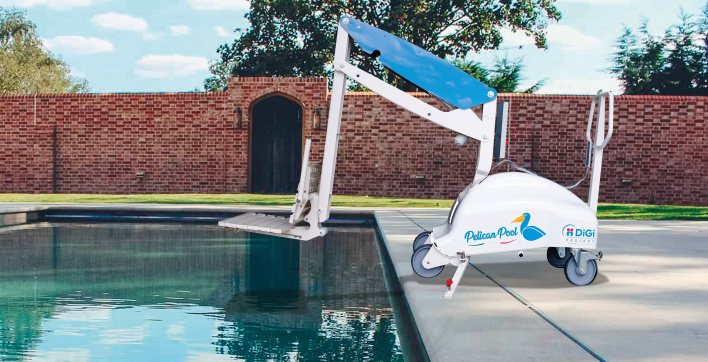Faciliter l'accès à la piscine pour les PMR grâce à l'élévateur Pelican Pool