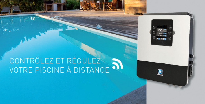 Un boitier unique pour contrôler les appareils de mesure de la piscine