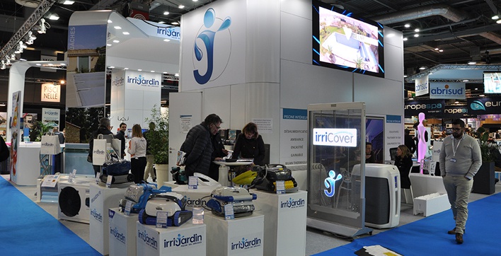 Stand Irrijardin - Salon Piscine & Bien-Être - Paris