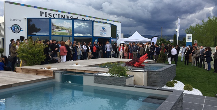 Inauguration JA PISCINE - concessionnaire Mondial Piscine 