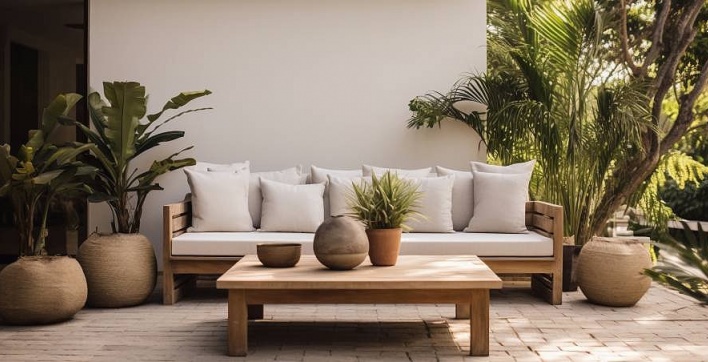 Un exemple de salon de jardin tendance en 2025