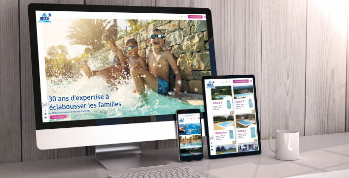 Le nouveau site de Piscines Ibiza