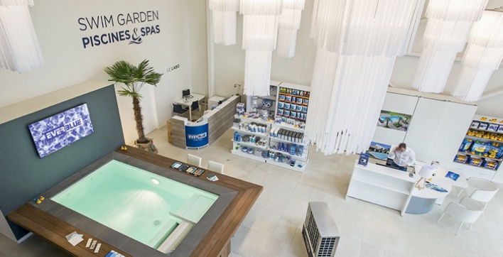 Nouveau showroom Swim Garden - Everblue