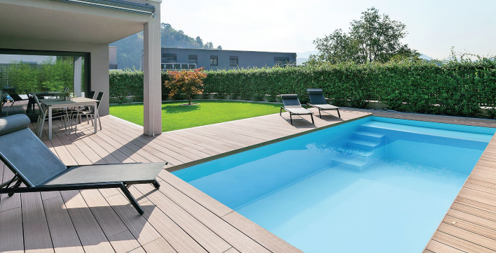 Le modèle Divine, une piscine coque signée Boulevard De la Piscine