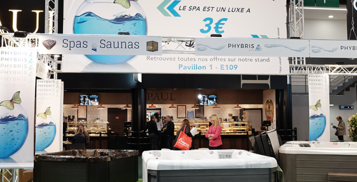 Stand Phybris spa à Foire de Paris 2018