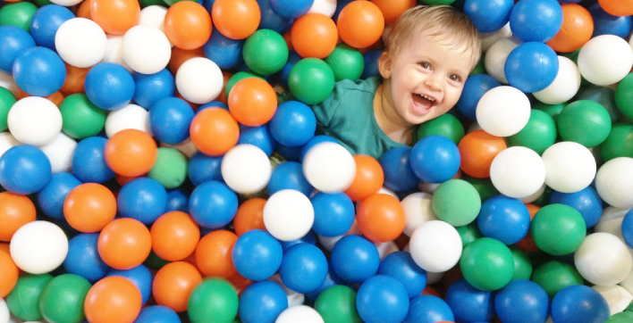 Balle d'activités bébé pour enfants dès 3 mois