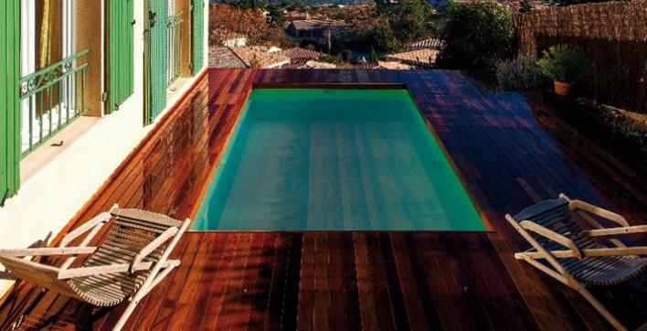 Lift'O, plancher mobile qui transforme votre piscine en terrasse