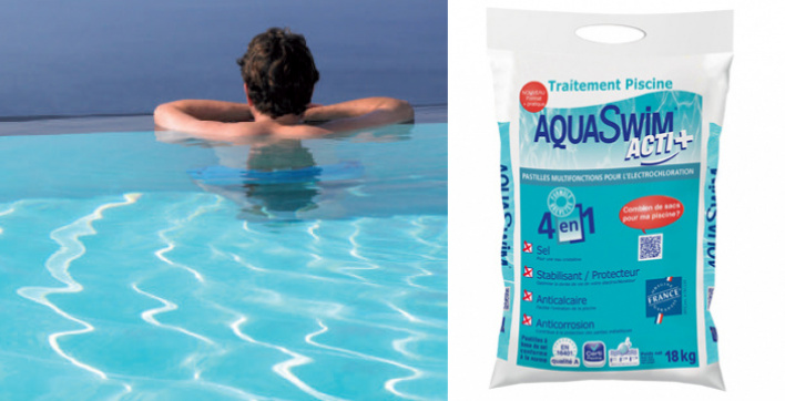 Produit piscine au sel Aquaswim+