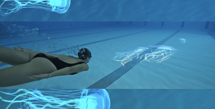 Pool-On, le projecteur de vidéos subaquatique