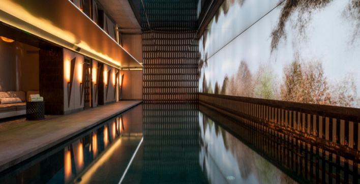 Le spa de l'hôtel Nolinski à Paris