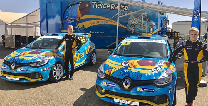 Les produits de piscine TOUCAN à nouveau dans la CLIO CUP
