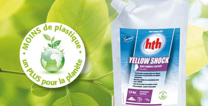 Traiter l'algue moutarde de la piscine - hth® YELLOW SHOCK