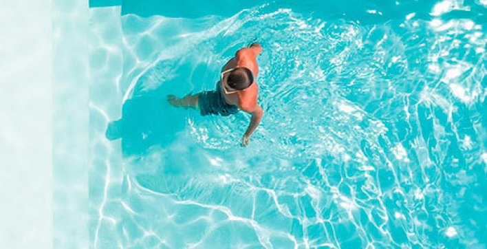 Un galet unique pour une eau de piscine désinfectée