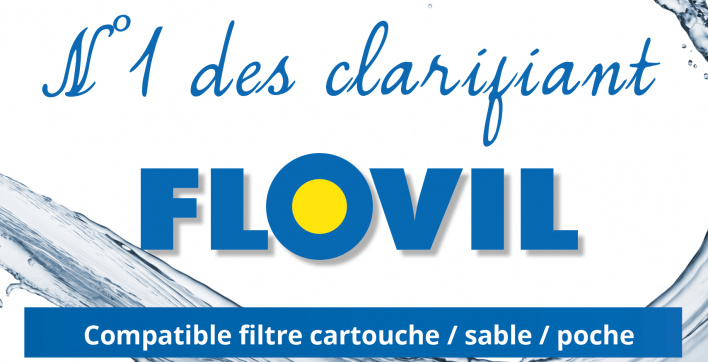 Flovil, la garantie eau transparente pour votre piscine !