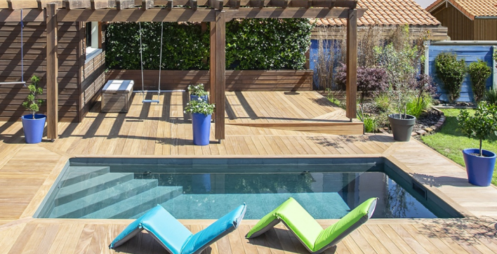 Une mini-piscine proposée par Everblue France