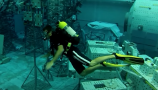 La piscine d'entraînement des astronautes simulant les effets de l'apesanteur