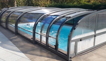 Abri piscine mi-haut - EC Creation