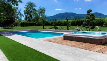Une piscine et un spa signés Aquilus