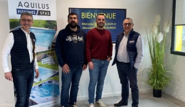 L'équipe du nouveau magasin Aquilus à La Frenaye