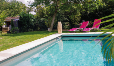 Une piscine signée Caron Piscines en béton armé