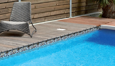 Liner piscine Albon Kandine Bleu-Taupe