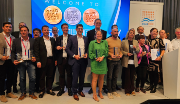 La remise des prix des EUSA Awards 2023 à Aquanale en Allemagne