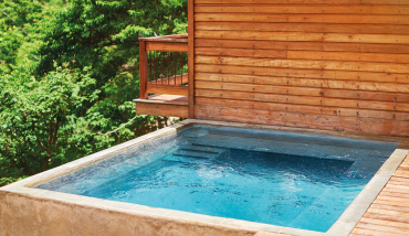 La mini piscine coque carrée de Génération Piscine