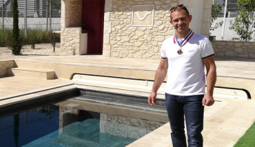 Matthieu Scanzi, meilleur ouvrier de France - Réalisation piscine