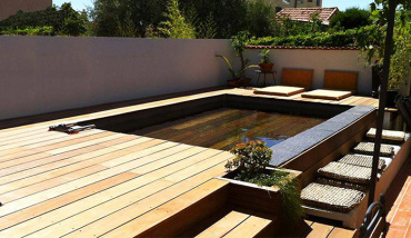 Piscine a plancher amovible