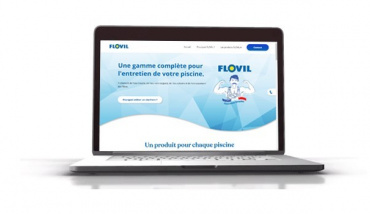Le nouveau site de Flovil, spécialiste du traitement de l'eau des piscines et des spas
