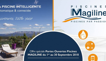 Portes ouvertes Piscines MAGILINE du 1 au 30 Septembre