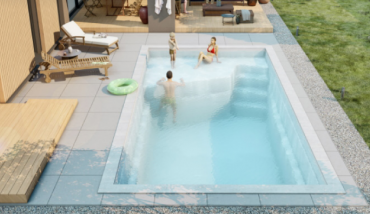 Le modèle de piscine coque Balinea de Piscines Ibiza
