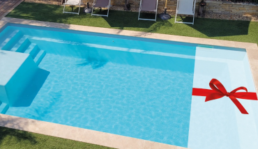 Un mètre offert pour l'achat d'une piscine coque Alliance Piscines