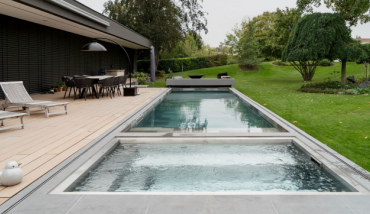 Un combo piscine-spa signé Piscines Carré Bleu Reims