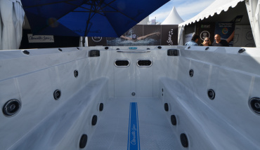 Un spa de nage signé Clearwater Spas