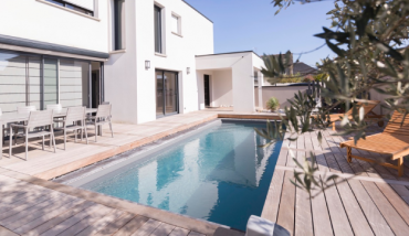 Une piscine réalisée par l'un des concessionnaires de Mondial Piscine