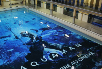 Affiche Aquaman à la piscine Pailleron