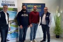 L'équipe du nouveau magasin Aquilus à La Frenaye