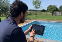 Une piscine contrôlable depuis une tablette grâce au boîtier iMAGI-X 