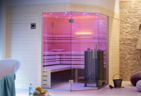 Sauna design d’angle - Clairazur