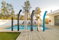 Des douches d'extérieur pour piscine, spa ou à installer sur un bateau